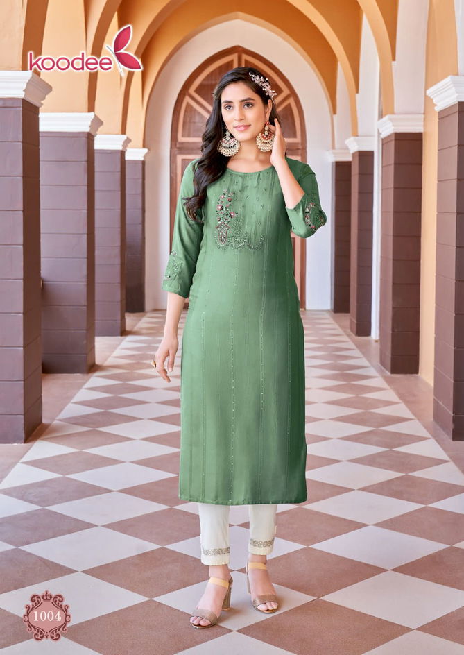 Koodee Naveli Vol 1 Ethnic Wear Wholesale Kurtis With Bottom Catalog